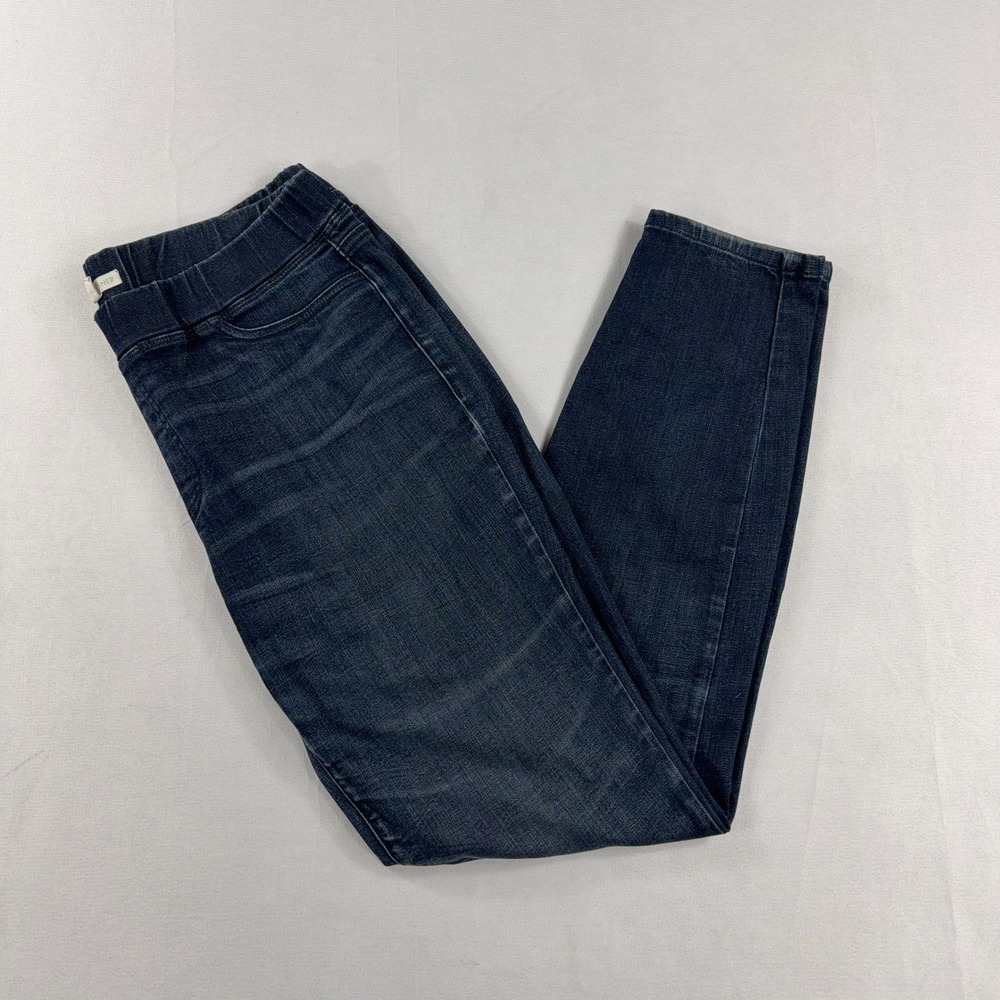 Eileen Fisher Pull On Skinny Jeans‎ Organic Cotton Stretch Blue Women Medium